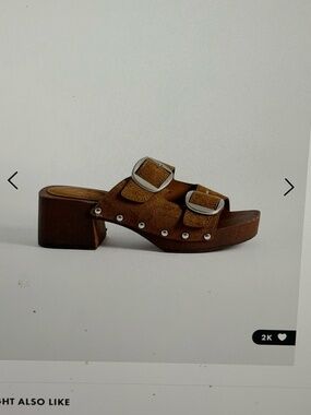 Glamorous Tan clog sz9